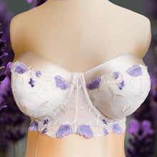 Load image into Gallery viewer, Sugared Violets Stretch Lace Bra Kit