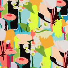 Load image into Gallery viewer, Athletic Fabric - Contemporary Floral- Half Yard