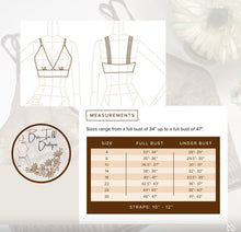 Load image into Gallery viewer, BJ Bralette Downloadable Bra Pattern