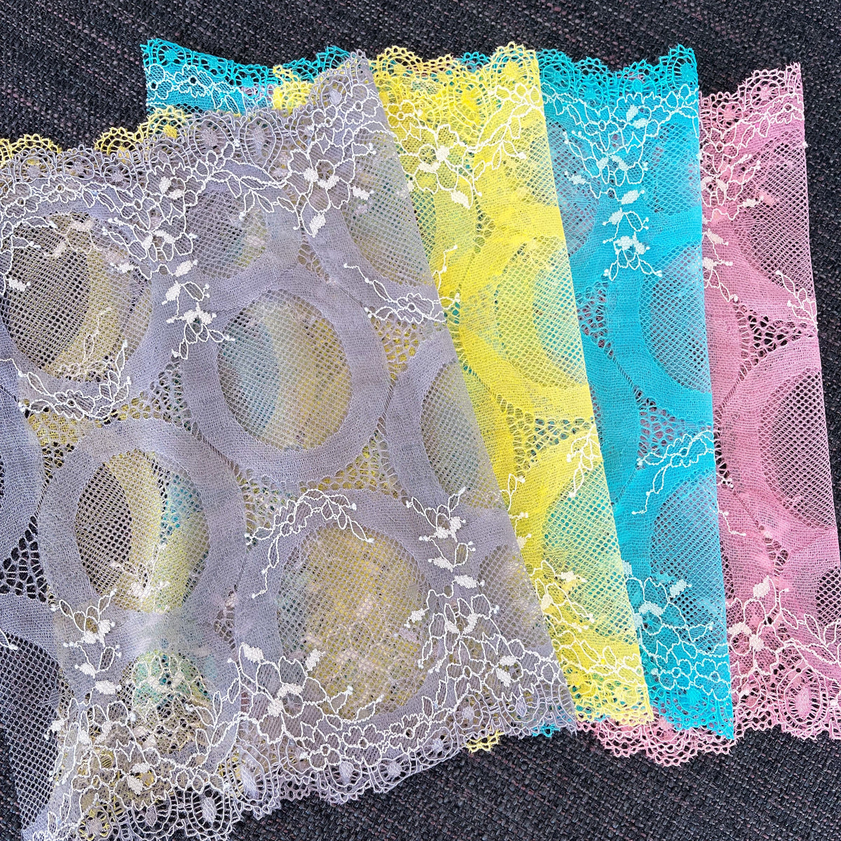 Stretch Lace 403 9.25" "Breeze" Dye to Match Lace Bra Builders
