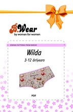 Load image into Gallery viewer, Wilda Girls Underwear Pattern