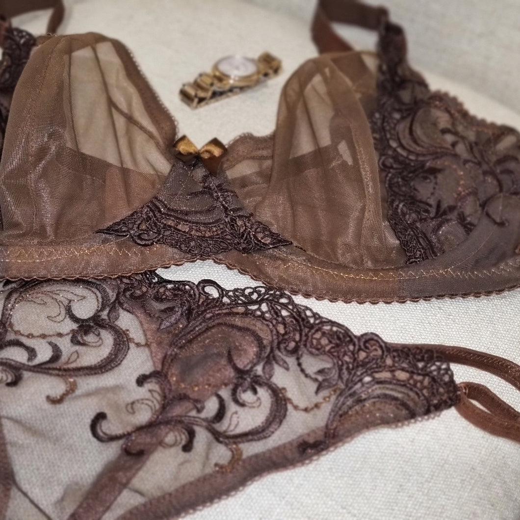 Dark Chocolate Swirl Loftus Bra Kit