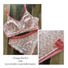 Load image into Gallery viewer, &quot;Orange Sherbet&quot; Super Soft Jersey Knit - Bra Kit - Poly Blend