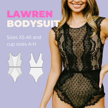 Load image into Gallery viewer, Lawren Bodysuit Pattern by Madalynne Intimates