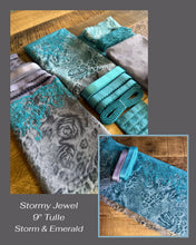 Load image into Gallery viewer, Stormy Jewel Tulle Lace #1001