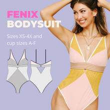 Load image into Gallery viewer, Fenix Bodysuit Pattern by Madalynne Intimates