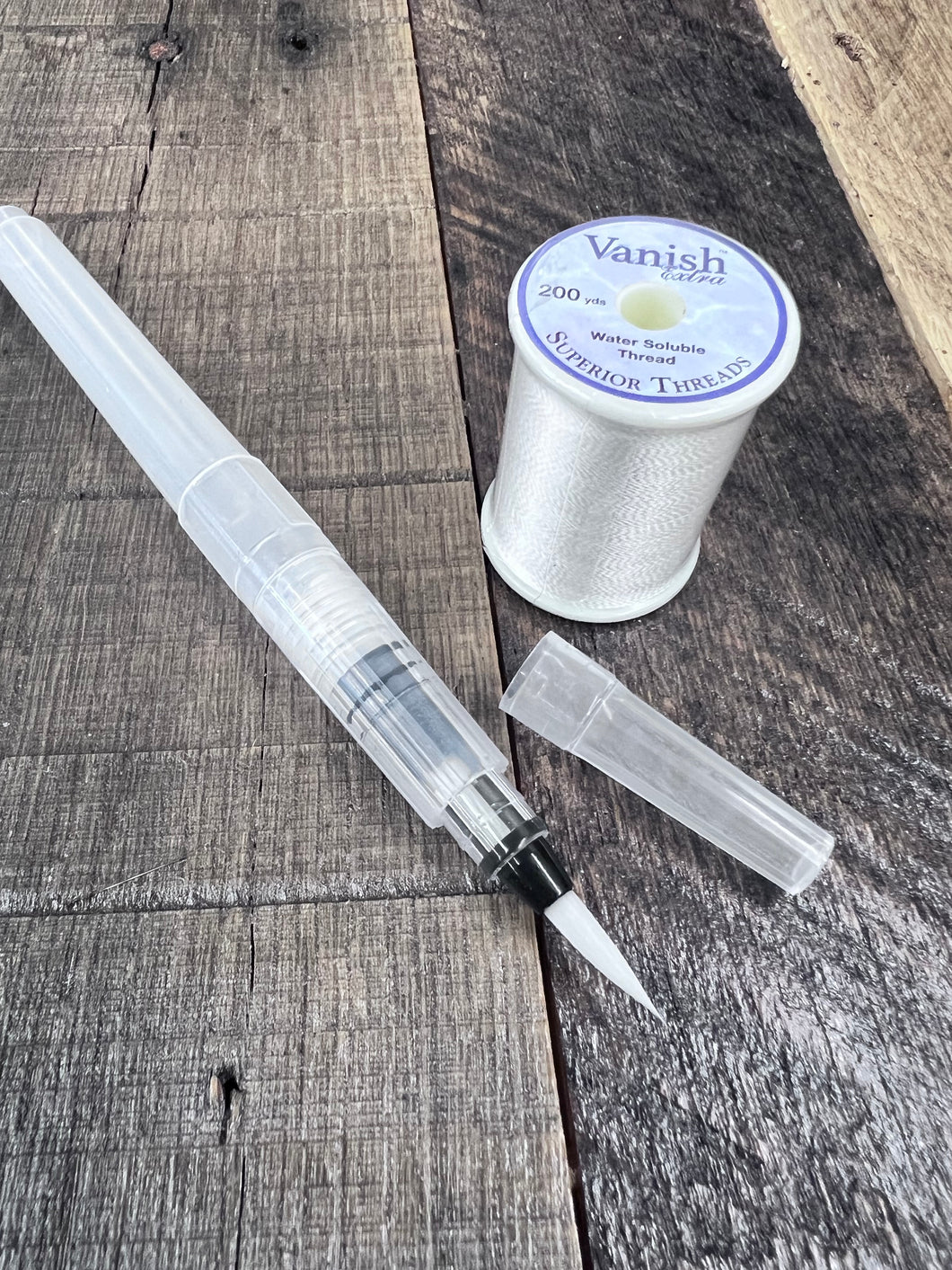Water Soluble Thread & Water Pen