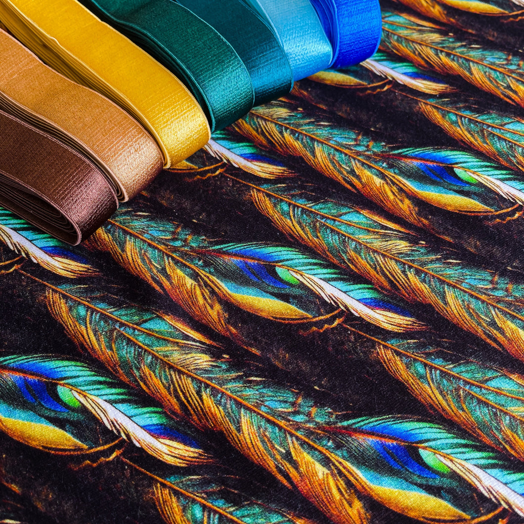 Iridescent Bamboo Jersey Print Yardage