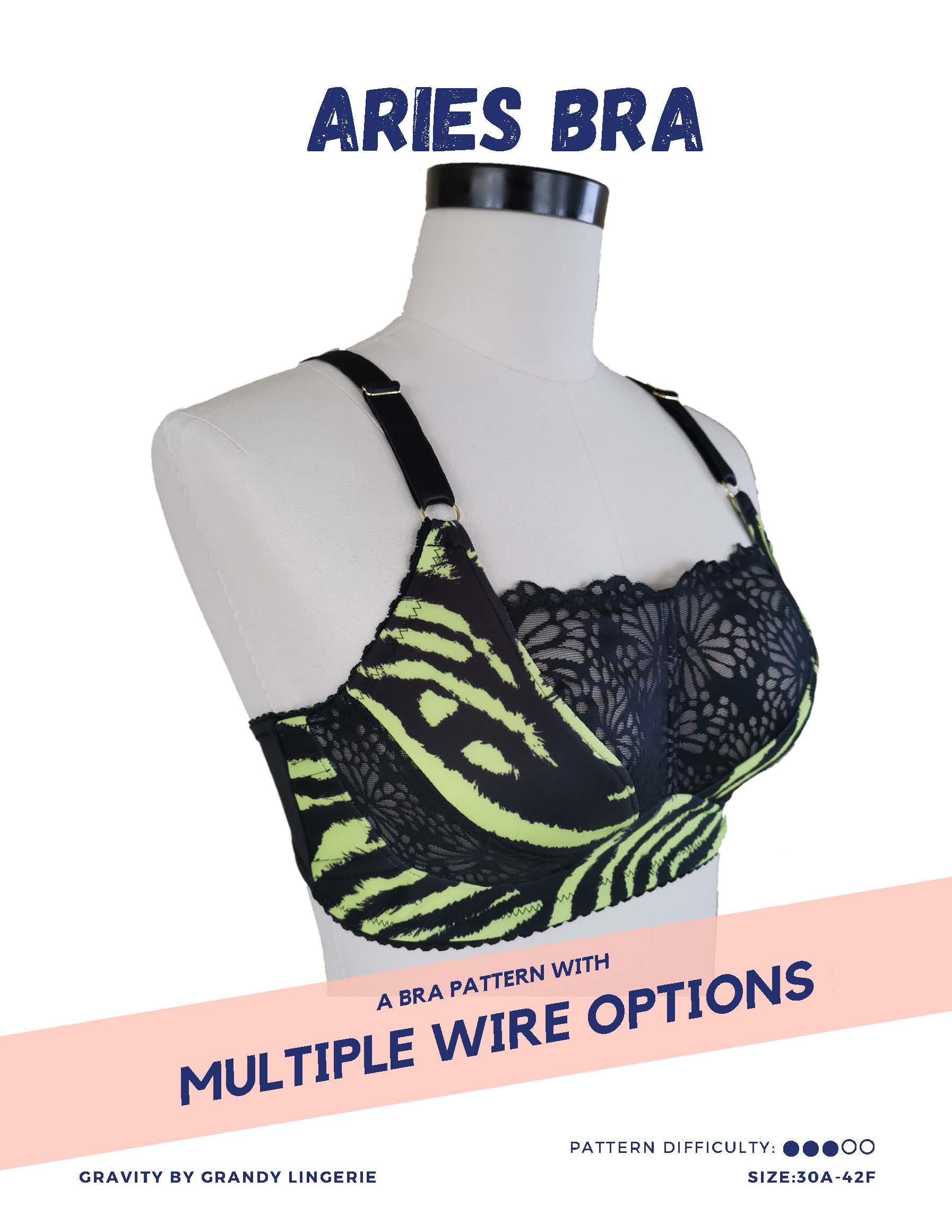 Aries Downloadable Bra Pattern by Gravity by Grandy – Bra Builders