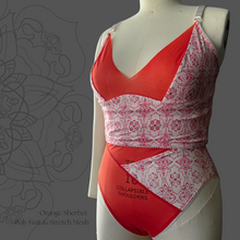 Load image into Gallery viewer, &quot;Orange Sherbet&quot; Super Soft Jersey Knit - Bra Kit - Poly Blend