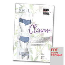 Load image into Gallery viewer, Clover Paper and Downloadable Panty Pattern