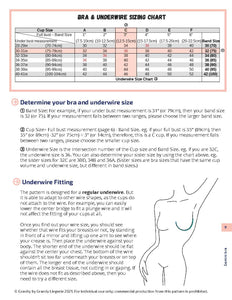 Gemini Downloadable Bra Pattern by Gravity by Grandy