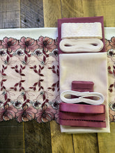 Load image into Gallery viewer, Wine &amp; Rose Lace Lingerie Capsule