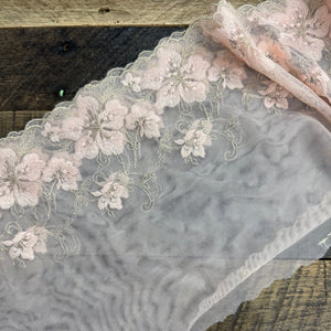 Tulle Lace - Peachy Keen - 8"