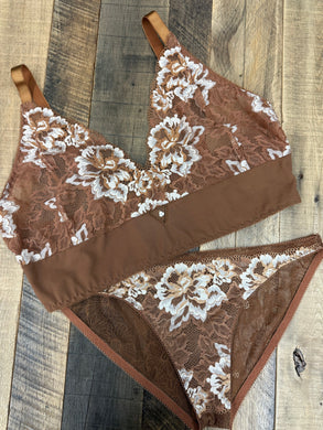 Toasted Marshmallow Stretch Lace Bra Kit