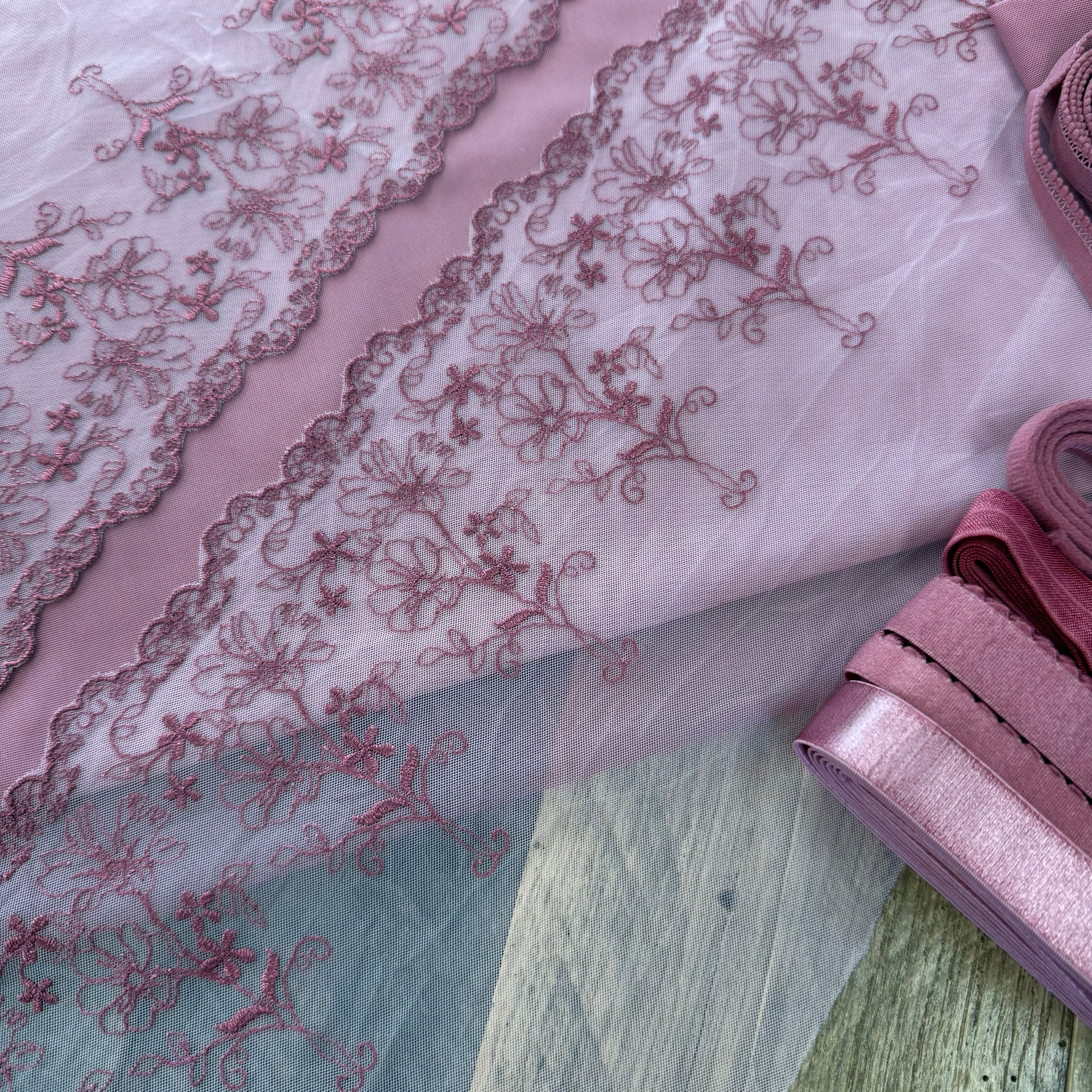 【mauve】Magnolia Tulle Lace Bra Set E65&S mauve】Magnolia Tulle Lace Bra Set E65&S - メルカリ