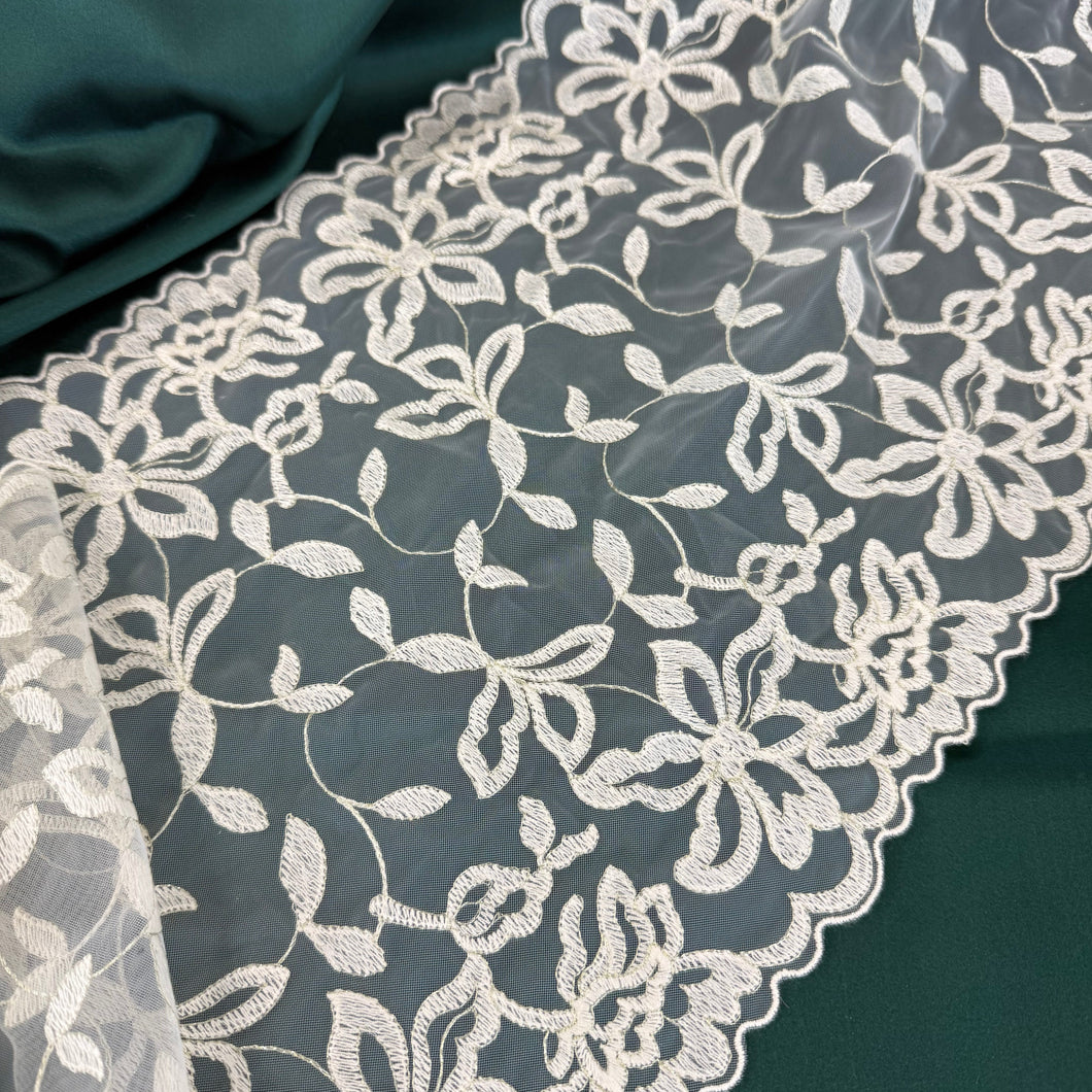 Ivory Sage Tulle Lace Bra Kit