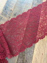 Load image into Gallery viewer, Fancy Merlot Stretch Lace Bra Kit
