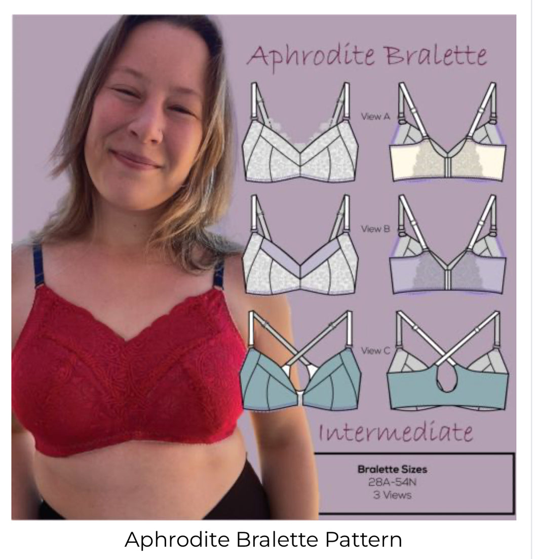 Aphrodite Bralette Kit with Panty Option - Bralettes and Bottoms 2025 - Week 3