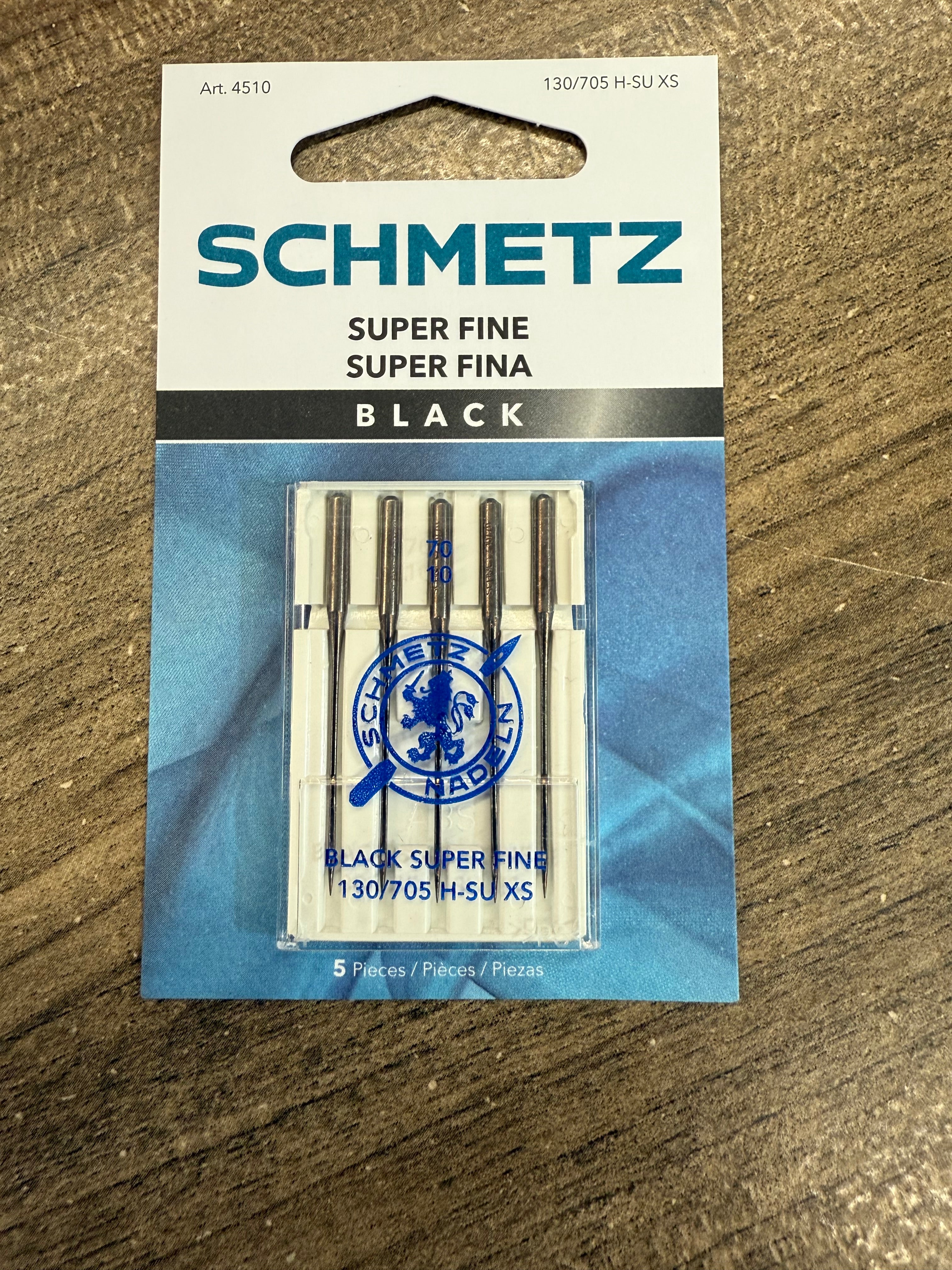 Schmetz Black Super Fine & Microtex Sewing Needles at Bra Builders Schmetz Black Super Fine & Microtex Sewing Needles at Bra Builders