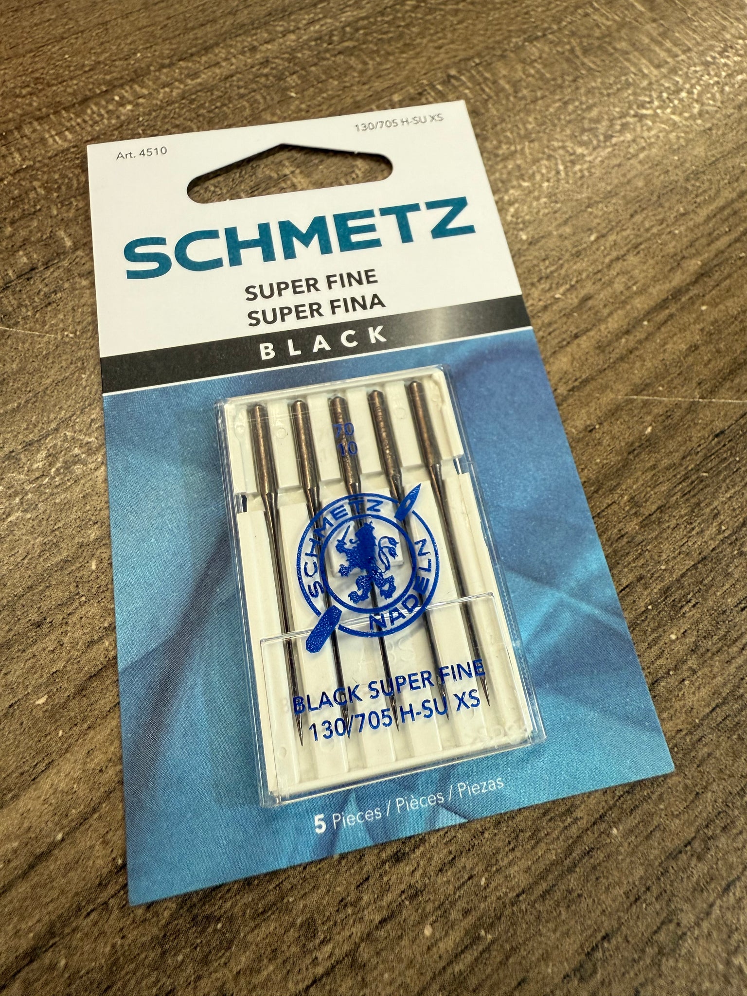 Schmetz Black Super Fine & Microtex Sewing Needles at Bra Builders