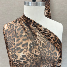Load image into Gallery viewer, Brown Cheetah Print Mesh