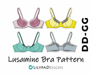 Lusamine Bra Pattern - All Sizes