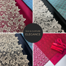 Load image into Gallery viewer, Guipure Lace 102- 12" Majestic