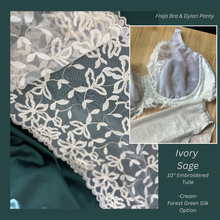 Load image into Gallery viewer, Ivory Sage 10&quot; Tulle Lace - #2010