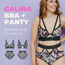 Load image into Gallery viewer, Galina Bra Pattern by Madalynne Intimates