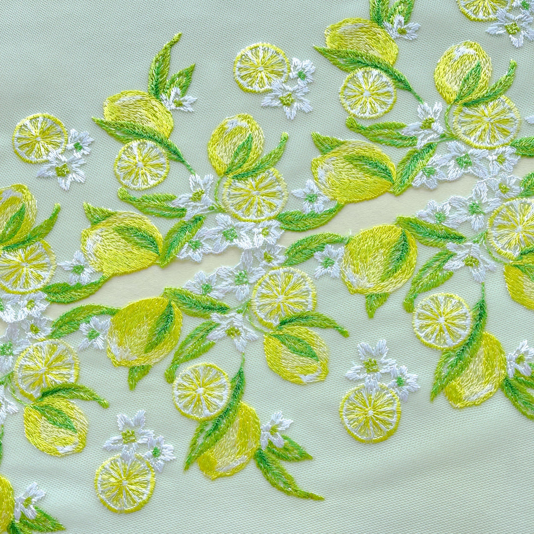 Tulle Lace #354 - Lemon Ice -8