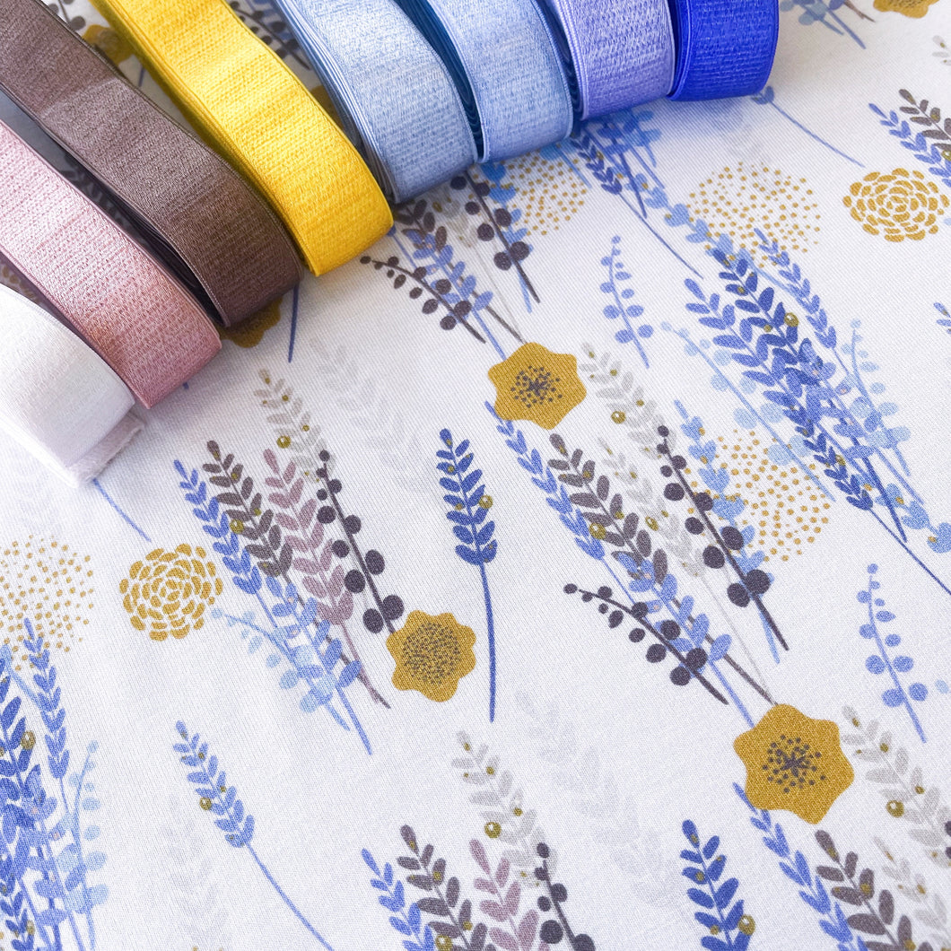 Lavender Fields Bamboo Jersey Print Yardage