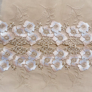 Tulle Lace #350 - Honeyed Peach 8.5"