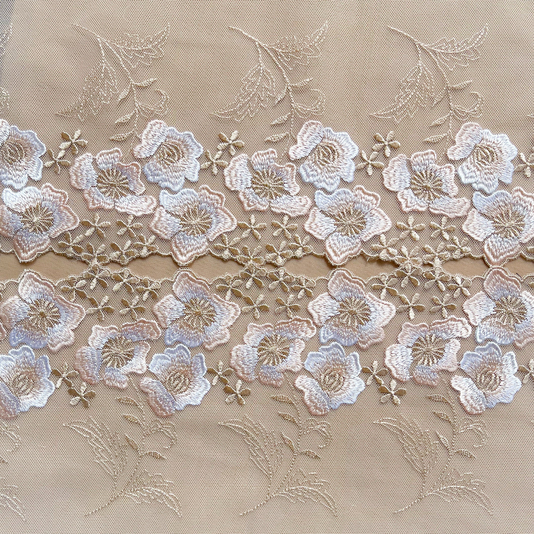 Tulle Lace #350 - Honeyed Peach 8.5