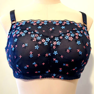 Tulle Lace #143- 8 3/4" Field of Flowers