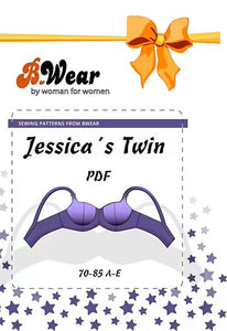 B, Wear Jessica's Twin Bra Pattern - New Cup Size Available!