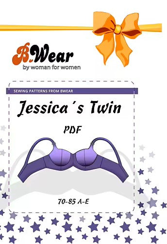 B, Wear Jessica's Twin Bra Pattern - New Cup Size Available! – Bra