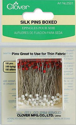 Glass Head Silk Pins