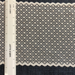 Stretch Lace #258 - 8.25" "Dotty" Dye to Match Lace