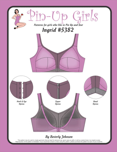 Ingrid Non-wired Bra Pattern