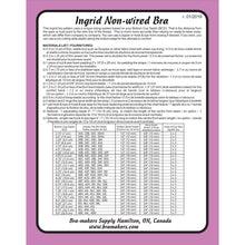 Load image into Gallery viewer, Ingrid Non-wired Bra Pattern