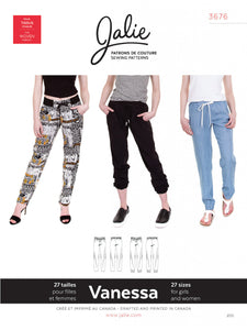Jalie Lounge Pants Pattern 3676