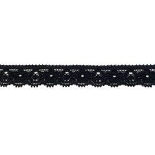 Load image into Gallery viewer, Stretch Lace #201, 1/2&quot; Black