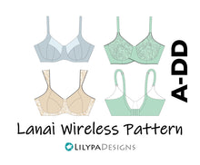 Load image into Gallery viewer, Lanai Wireless Bra Pattern - All Sizes