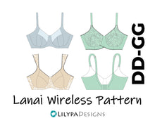 Load image into Gallery viewer, Lanai Wireless Bra Pattern - All Sizes
