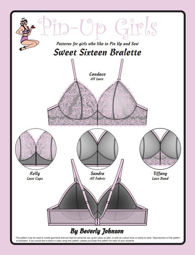 Sweet Sixteen Bralette Pattern