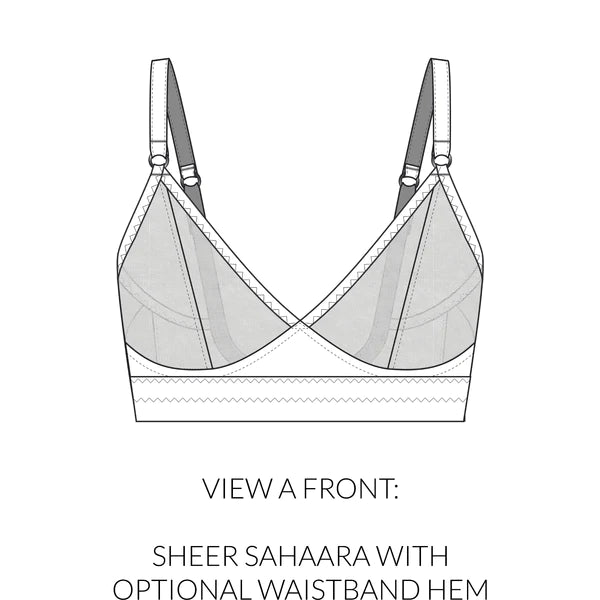 Transparent Bra Pattern Sahaara Downloadable Bra Pattern – Bra Builders