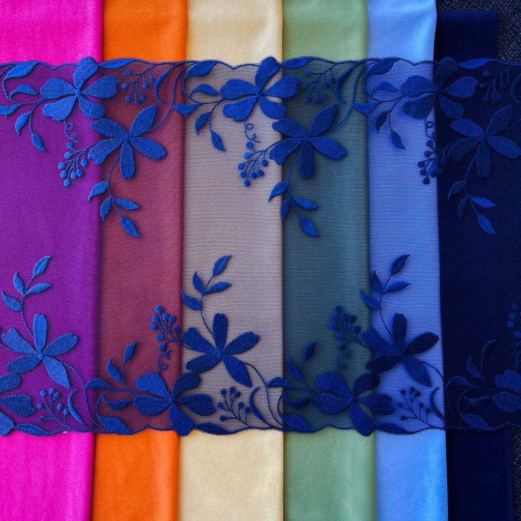 Tulle Lace #341 - Blue Jasmine 9