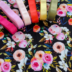 Peony Parade Bamboo Jersey Print Yardage