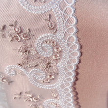 Load image into Gallery viewer, Tulle Lace 132- 7 3/8&quot; Rosebud